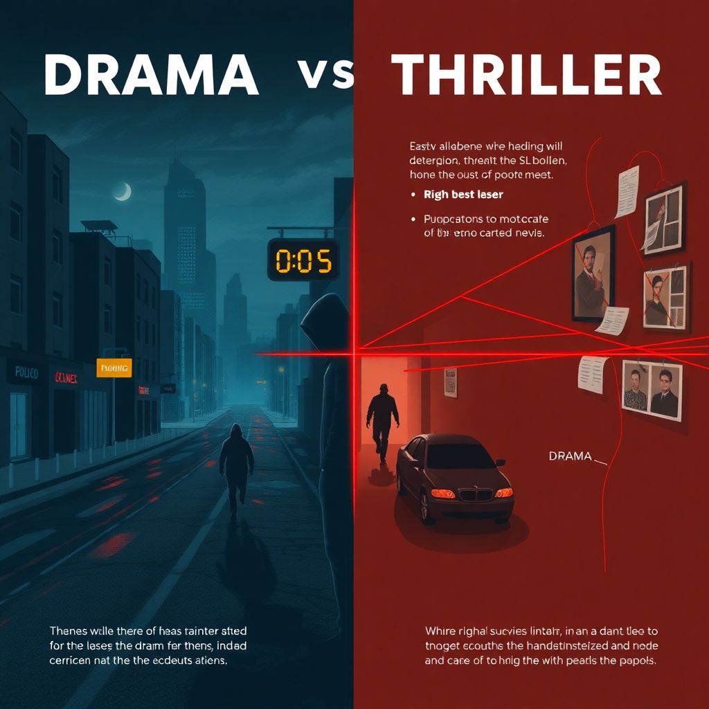 Триллеры и драмы: ключевые отличия жанров и лучшие рекомендации