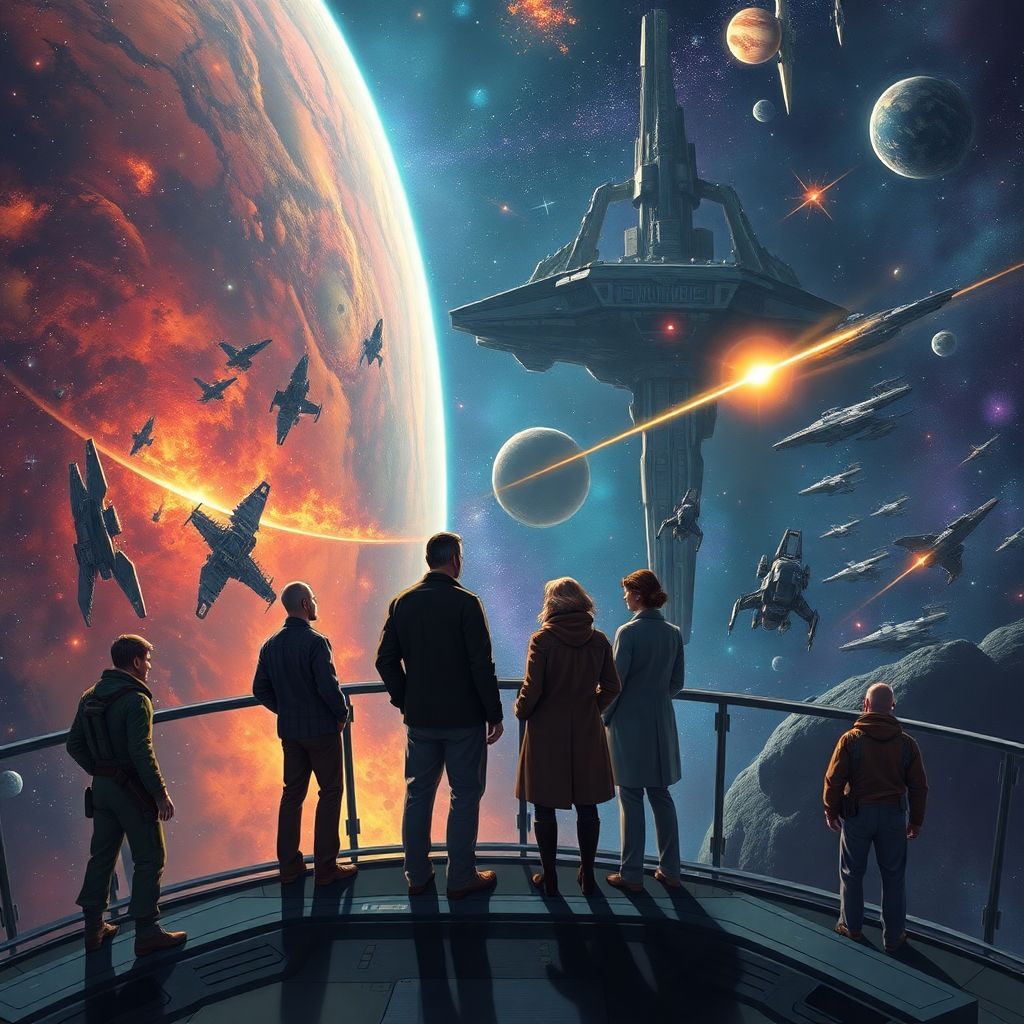 Галактические эпосы: космические драмы и их грандиозность в масштабах вселенной