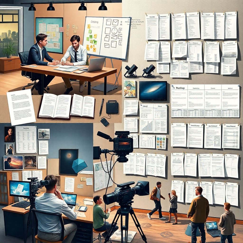 Этапы производства фильма: путь от идеи к съемкам