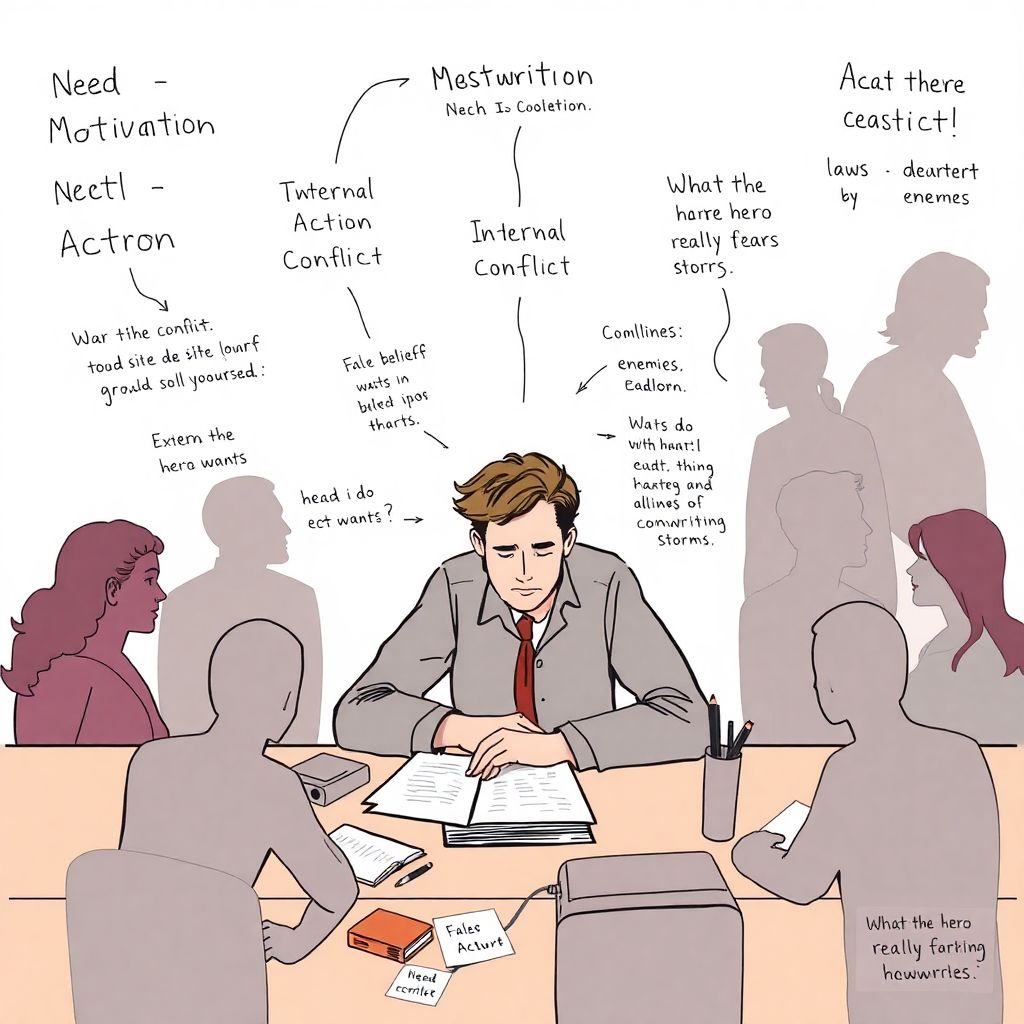 Психология персонажей: как мотивация и внутренний конфликт создают сюжет