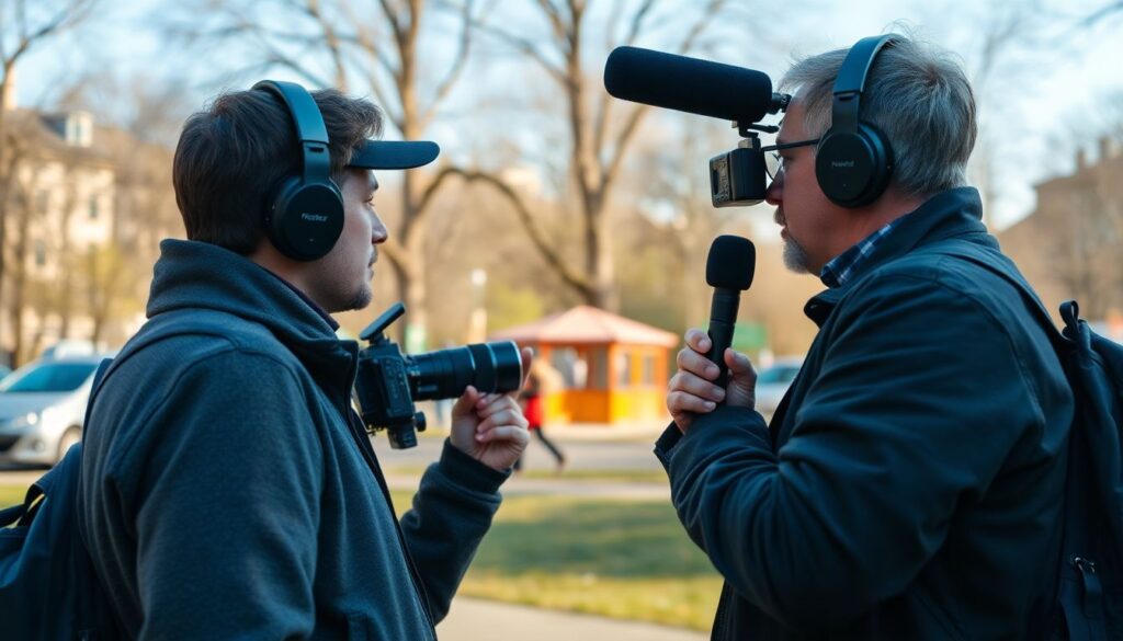 Съёмки под открытым небом: вызовы и решения - иллюстрация