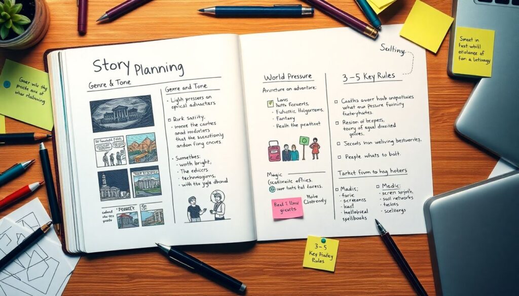 Создание мира фильма: лор и мифология в кинопроектах - иллюстрация