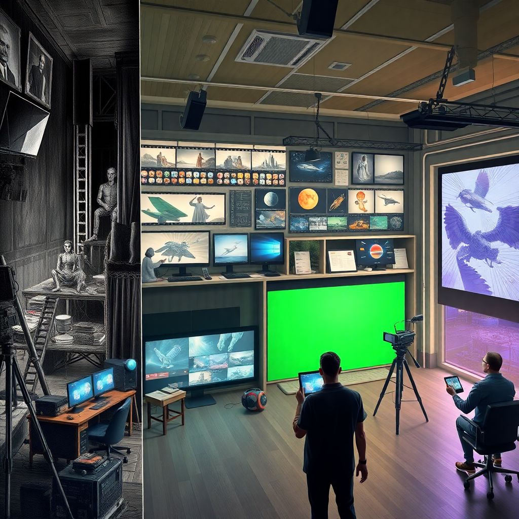 Завораживающие визуальные эффекты: путь от идеи до реализации в кино и видео