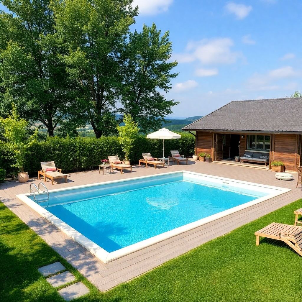 Купить бассейн на дачу для качественного отдыха в летний сезон