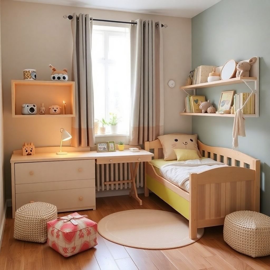 Чердак кровать для детей: как создать уют и экономить пространство